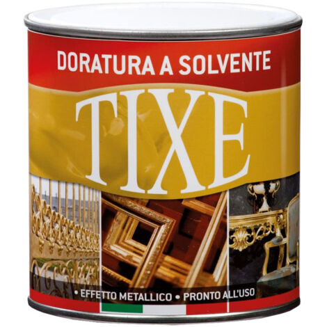 Vernice oro solvente per interni - Tixe Doratura Oro Ricco - 125 ml (1/5)