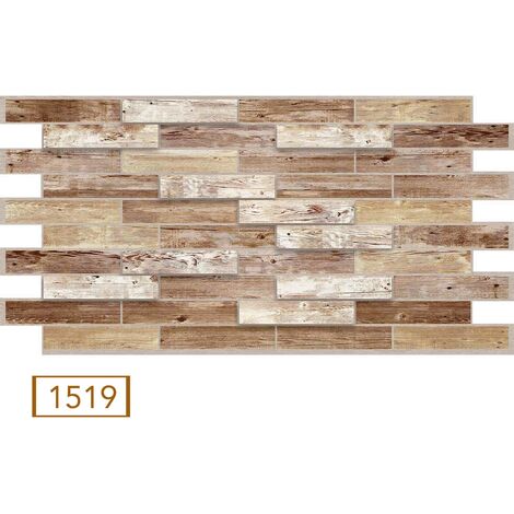 Pannelli 3D Rivestimento a parete in PVC effetto pietra,mattoni,ceramiche, legno Realistici e isolanti.-1591 (mis.980x480mm)