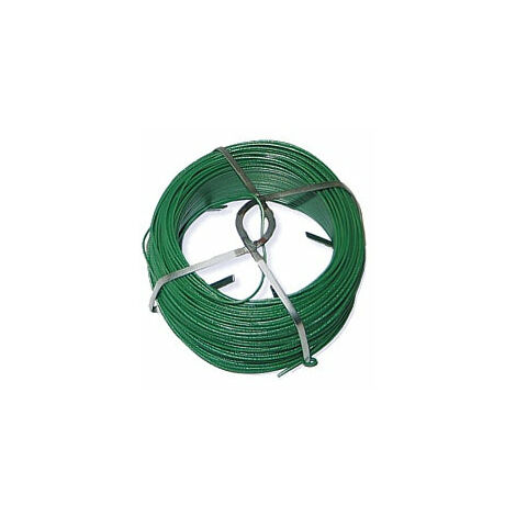 BOBINA DI FILO PLASTIFICATO DA GIARDINAGGIO VERDE ALTA QUALITA' BEAST-50 METRI