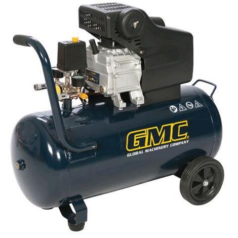 Compressore ad aria elettrico GMC 50 Litri 1500W motore 2HP GAC1500 PRO IN ESPOSIZIONE