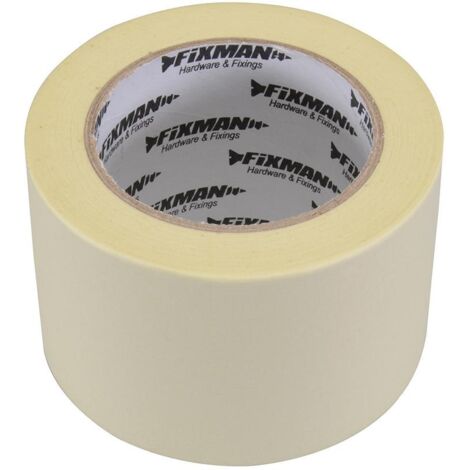 Nastro adesivo di carta con gomma sintetica per uso generico misure fixman-75mm x 50m