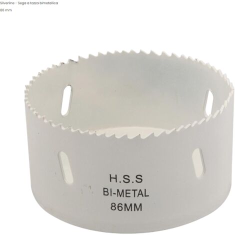 Fresa / Sega a tazza Silverline bimetallica multimateriale-108 mm