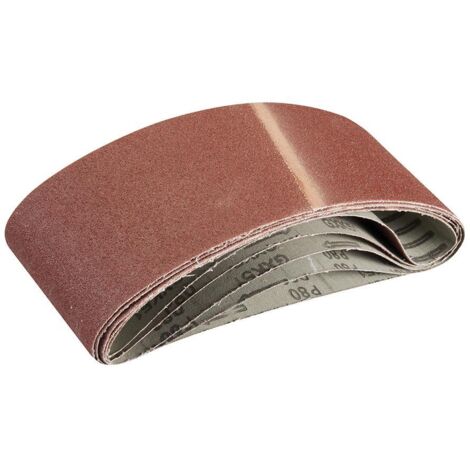 Nastri abrasivi 100 x 610mm per levigatrici a nastro in ossido di alluminio silverline-Grana 80
