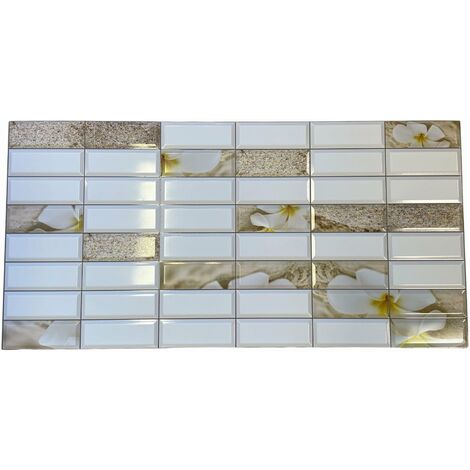 MAXI Pannelli 3D HI-RES Rivestimento a parete in PVC - PIASTRELLE ZEN- Realistici e isolanti.