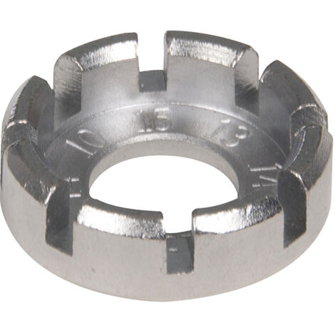 Chiave per raggi in acciaio per biciclette calibro 10 - 15 Silverline