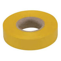 Nastro isolante in vari colori con misure 19 mm x 33 M alta qualità Silverline-Giallo/Verde