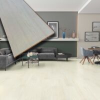 Pavimento in laminato 7mm Click Spazzolato WHITE OAK 197x1205 - 10 anni garanzia