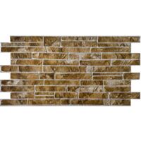 Pannelli 3D Rivestimento a parete in PVC effetto PIETRA SABBIA 96x48cm Realistici, isolanti, idrorepellenti.