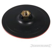 Platorello fissaggio a strappo per l'uso con spugne di lucidatura cuffie e dischi silverline-125 x 2 mm