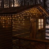 Catena 'Ice Light' 255 Led Luce Calda 1088x60cm 8 Giochi Luce Lotti