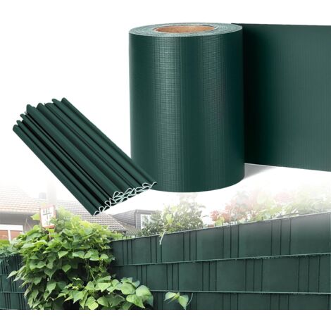Schermo Privacy In PVC Per Recinzioni - 50m X 19cm, 450g/m², Con Clip, Per Giardino E Terrazza - Foto 11