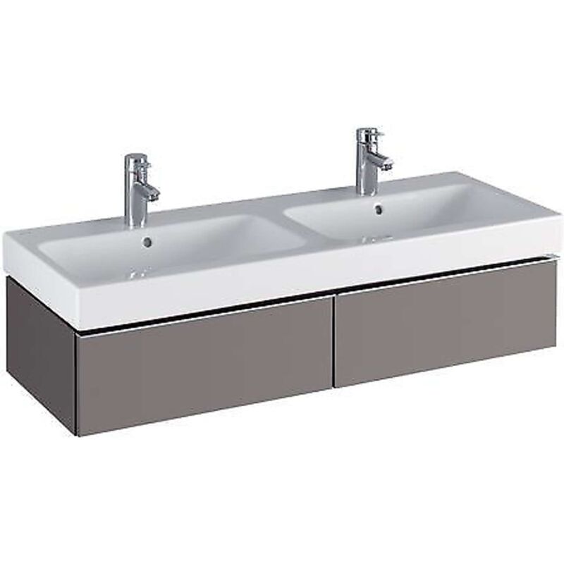Geberit iCon - Doppelwaschtischunterschrank, 1190x240x477 mm 
