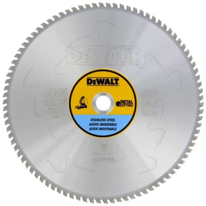 DeWALT Zubehör - Sägeblatt Edelstahl 355x25,4 mm, 90 Zähne DT1922