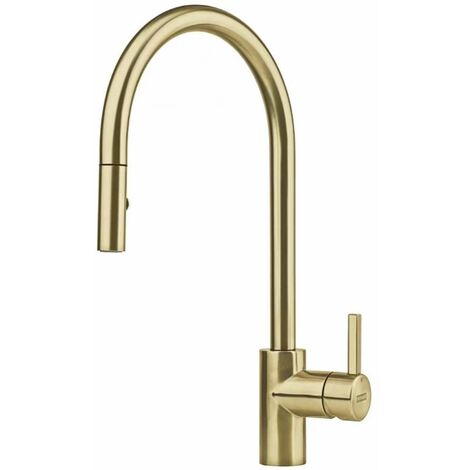 Franke Eos Neo - Spültischarmatur FC 0045.504, mit ausziehbarer Brause, Gold 115.0681.244
