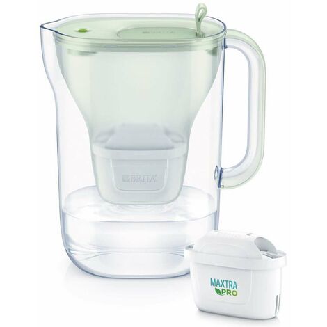 Brita Wasserfilterkanne - Filterkanne Style Eco, Volumen 2,4 l, Maxtra Pro Filter, grün 1052809