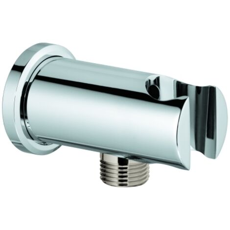 Wandanschlussbogen Grohe Rainshower mit Brausehalter, chrom rund - 26658000