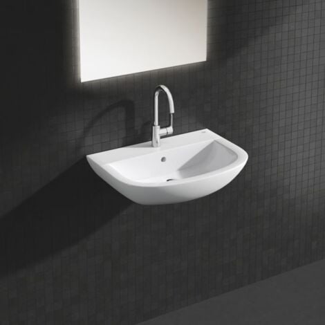 Grohe BauEdge - Waschtisch Einhebelmischer L, mit Ablaufgarnitur, verchromt 23760000