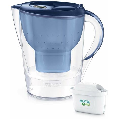 Brita Wasserfilterkanne - Filterkanne Marella XL Memo, Volumen 3,5 l, Filter Maxtra Pro, blau 1052778