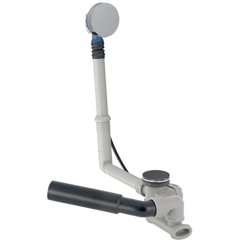Geberit Zubehör - Ab- und Überlaufgarnitur für Badewannen, Länge: 260 mm, Montageset, verchromt 150.520.21.6