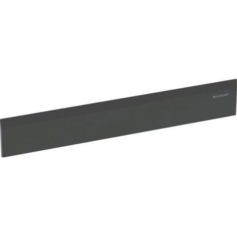 Geberit Zubehör - Fertigbau-Set für Wandablauf, Abdeckung aus Kunststoff, schwarz matt 154.335.14.1