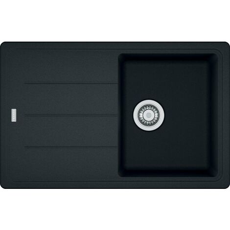Franke Basis - Fragranit Spülbecken BFG 611-78, 78x50 cm, Onyx 114.0285.169