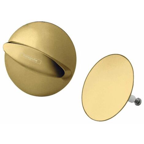Hansgrohe Flexaplus - Fertigset Ablauf- und Überlaufgarnitur, Gold poliert 58185990