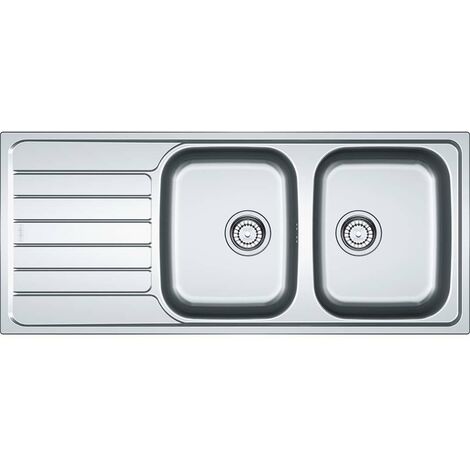 Franke Spark - Spülbecken Edelstahl SKX 621, 116x50 cm 101.0504.083