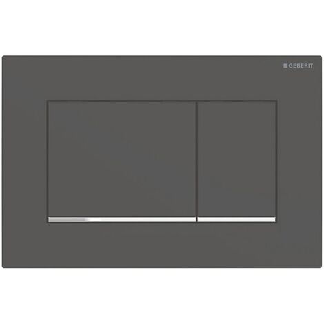Geberit Sigma 20 Square Betätigungsplatte 115883141 schwarz matt lackiert, hochglanz verchromt