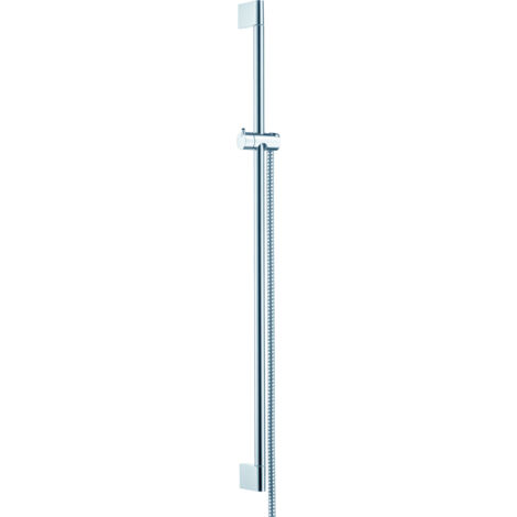 hansgrohe Unica Brausestange Crometta 90 cm mit Brauseschlauch,