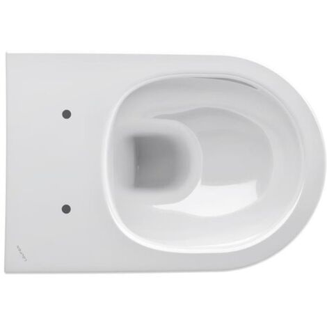 Laufen Pro Tiefspül-WC wandhängend 530x360mm, spülrandlos mit verdeckter Befestigung, Weiß