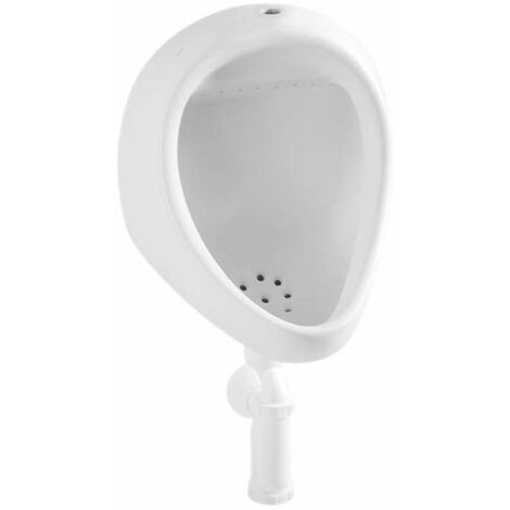 Jika (Groupe Roca) Korint Wandhängendes Keramik-Urinal mit externem Netzteil + Siphon inklusive (H8441000004401)