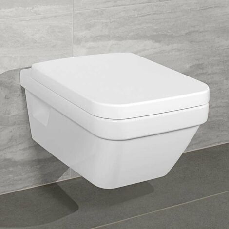 Villeroy & Boch Architectura - Wand-WC mit Sitz SoftClosing, DirectFlush, Alpinweiß 5685HR01