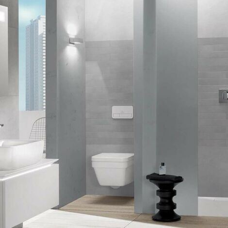 Villeroy & Boch Architectura - Wand-WC mit Sitz SoftClosing, DirectFlush, Alpinweiß 5685HR01