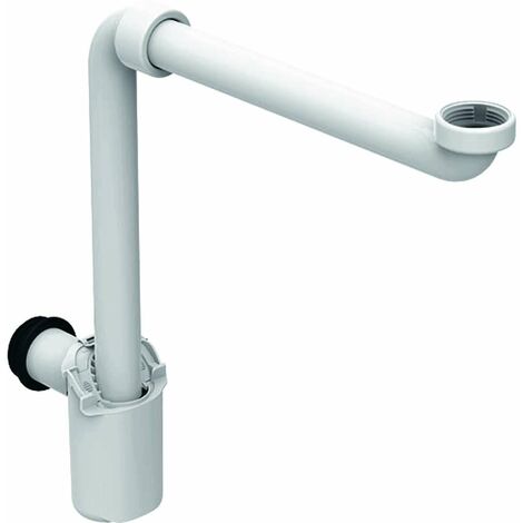 Geberit Zubehör - Direktsiphon für Waschtisch, Raumsparmodell, G 1 1/4, Durchmesser 40 mm, weiß 151.117.11.1