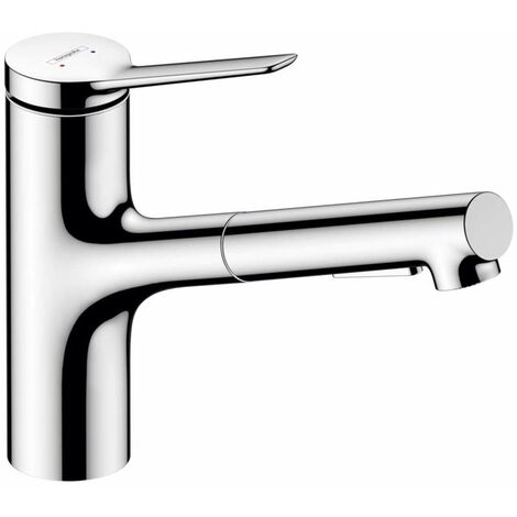 Hansgrohe Zesis M33 - Spültischarmatur mit ausziehbarer Brause, Chrom 74820000