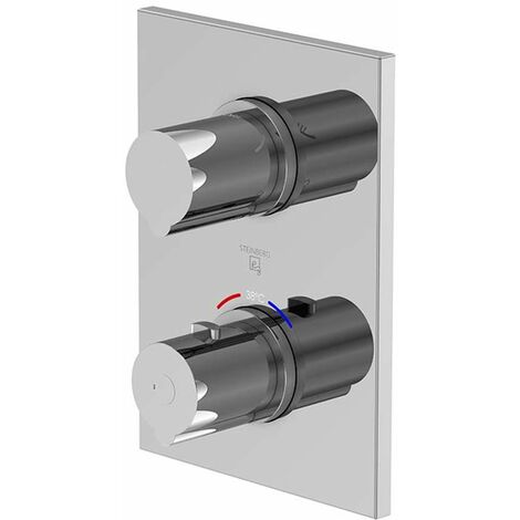 Steinberg 120 - Unterputz-Thermostatarmatur für 3 Verbraucher, verchromt 120 4123 3