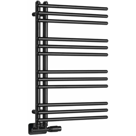 Aqualine Poseidon - Heizkörper 74x45 cm, 249 W, schwarz PS474B