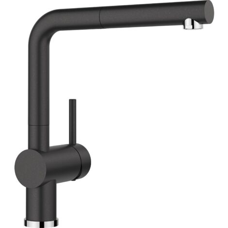 Blanco Linus S - Küchenarmatur, mit ausziehbarem Anschluss, Anthrazit 516688