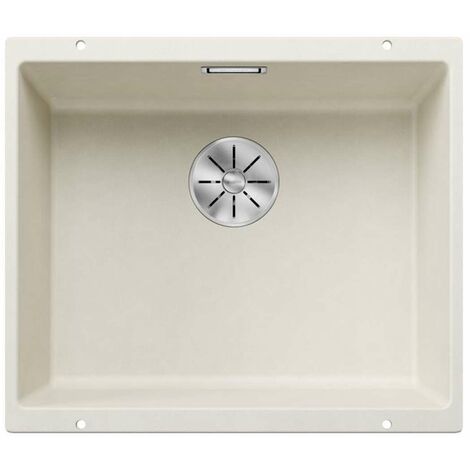 Blanco Subline 500 - Silgranitspüle, 53x46 cm, InFino, soft weiß 527170