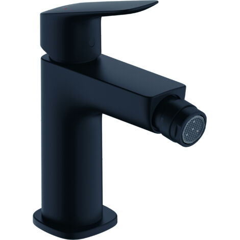 Hansgrohe Logis - Bidetarmatur mit Ablaufgarnitur, EcoSmart, schwarz matt 71201670