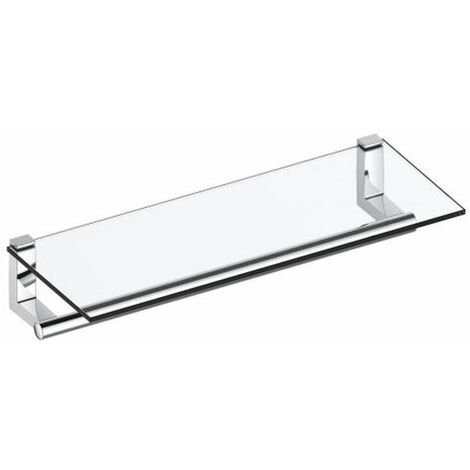 Keuco Plan - Ablage mit Handtuchhalter, Länge 60 cm, Chrom/Glas 14975010000