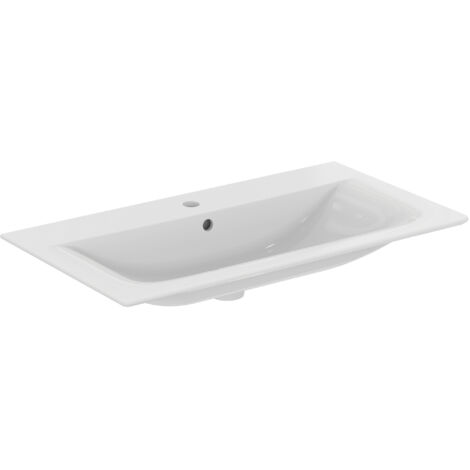 Ideal Standard Connect Air - Möbelwaschtisch 84x46x17 cm, mit 1 Hahnloch, weiß E027901