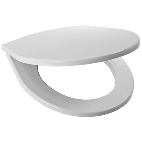 Jika (Groupe Roca) Jika (Roca Gruppe) LYRA PLUS - Sitz aus TERMOPLAST, antibakteriell behandelt und mit Kunststoffscharnieren (H8933870000001)