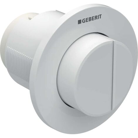 Geberit Spülsysteme - Fernbedienung Typ 01, pneumatisch, für 2 Spülwassermenge, erhöhte Ausführung, Alpinweiß 116.044.11.1 (1/4)