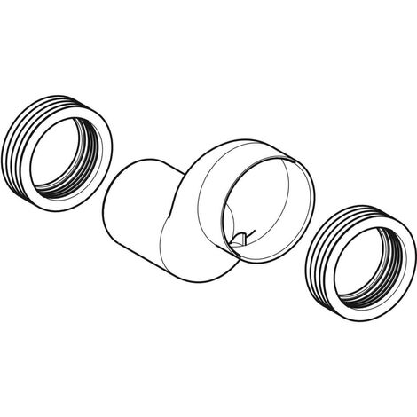Geberit Zubehör - Direktes Anschlussset für Wand-WC, exzentrisch 3 cm 131.085.11.1