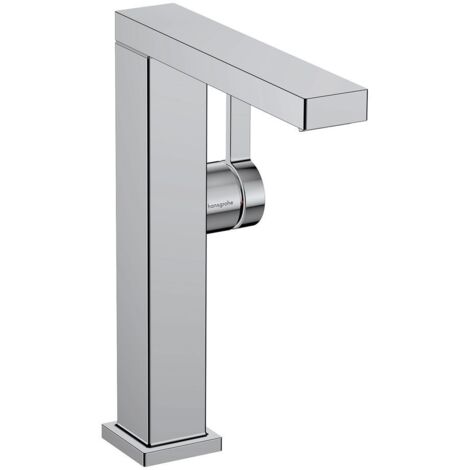 Hansgrohe Tecturis E - Waschtischarmatur mit Push-Open-Ablaufgarnitur, CoolStart, EcoSmart, Chrom 73073000 (1/4)