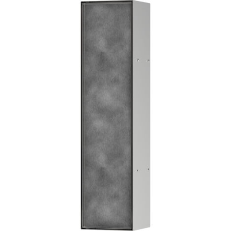 Hansgrohe XtraStoris Rock - Unterputz-WC-Bürstenkasten mit Ablage, Stahl gebürstet 56060800