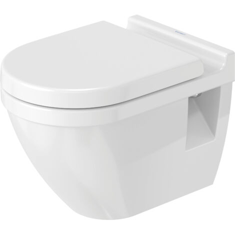 Duravit Wand-WC Starck 3 54cm, Befestigungsabstand 230mm,
