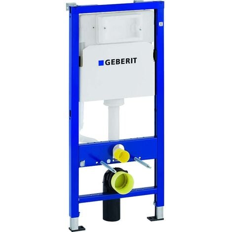 Geberit Duofix - Set Vorwandelement, WC Gaia und Softclose-Sitz, Betätigungsplatte Delta01, alpinweiß SANI11CA3112