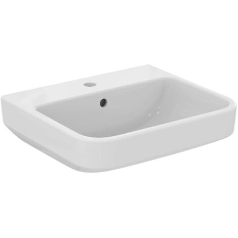 Ideal Standard i.Life B - Waschtisch 50x44 cm, mit Überlauf, mit Hahnloch, weiß T460901 (1/5)